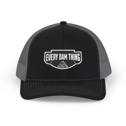 Every Dam Thing Embroidered Trucker Hat Mesh Snapback Cap for Outdoor, Fishing & Casual Wear