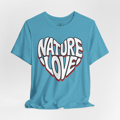 Nature Love Unisex Tee Heart T-Shirt
