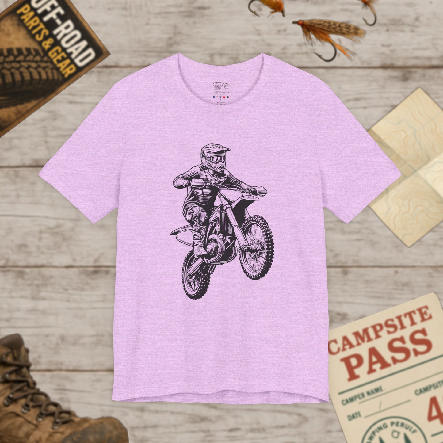 Motocross Dirt Bike Rider Tee — Off-Road Motorcross Graphic T-Shirt