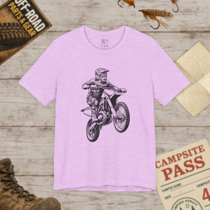 Motocross Dirt Bike Rider Tee — Off-Road Motorcross Graphic T-Shirt