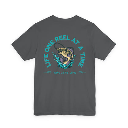 One Reel at a Time Front /Back Print T-Shirt