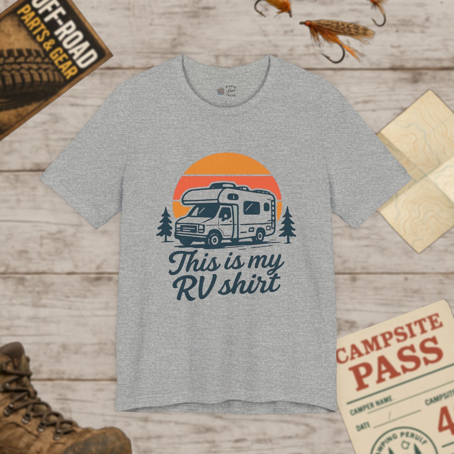 RV T-Shirt This Is My Camping Motorhome Tee