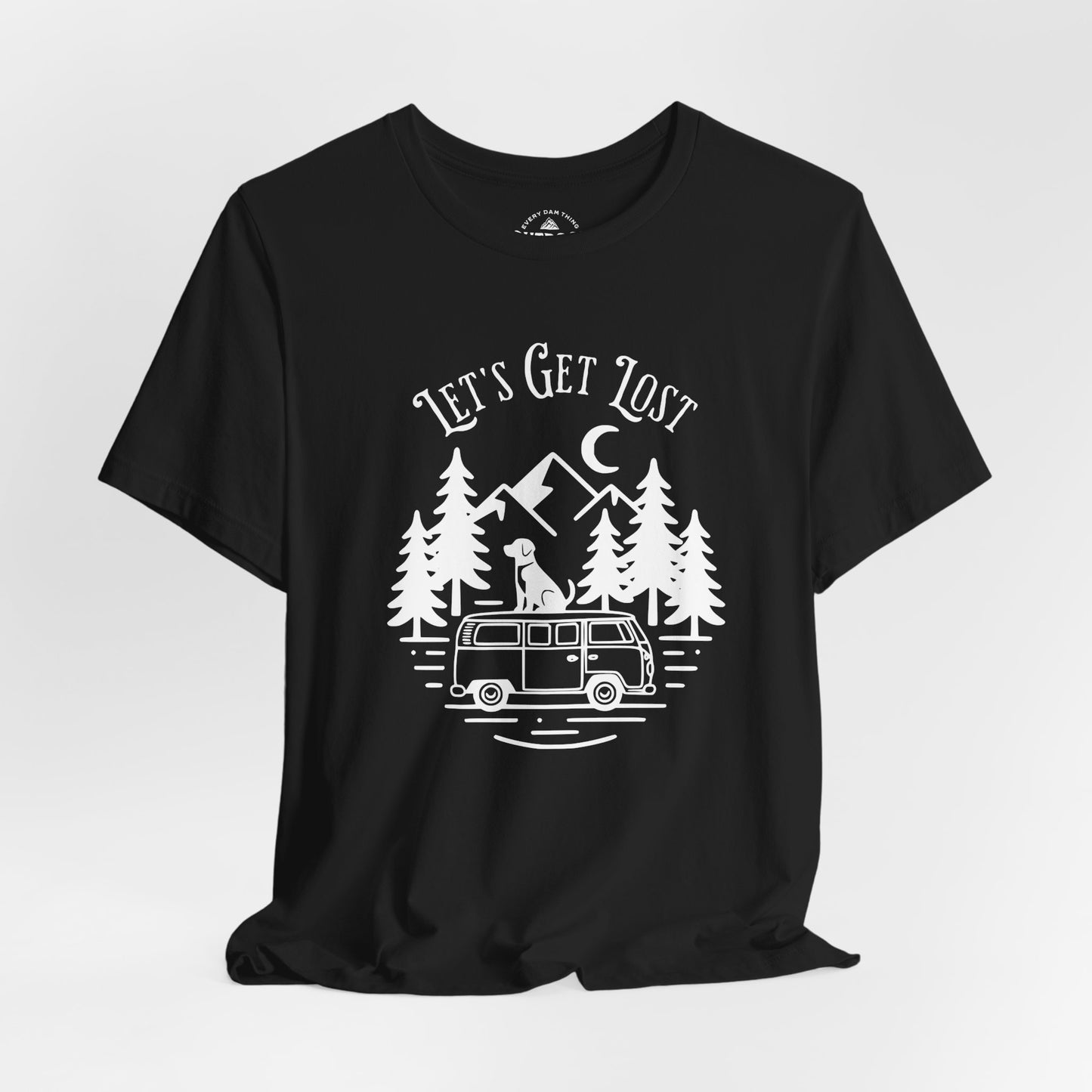 Let's Get Lost T-Shirt White Print