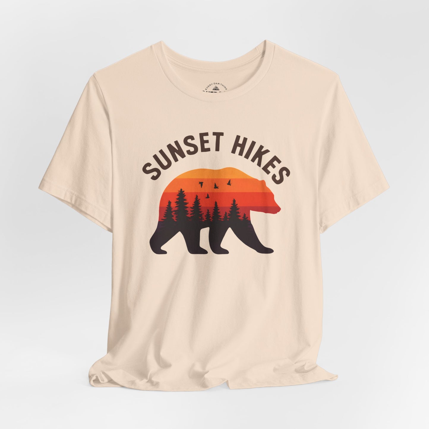 Sunset Hikes Bear T-Shirt Graphic