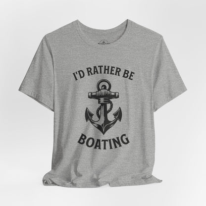I'd Rather Be Boating Graphic T-Shirt