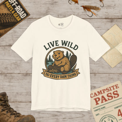 Live Wild T‑Shirt Outdoor Adventure Tee
