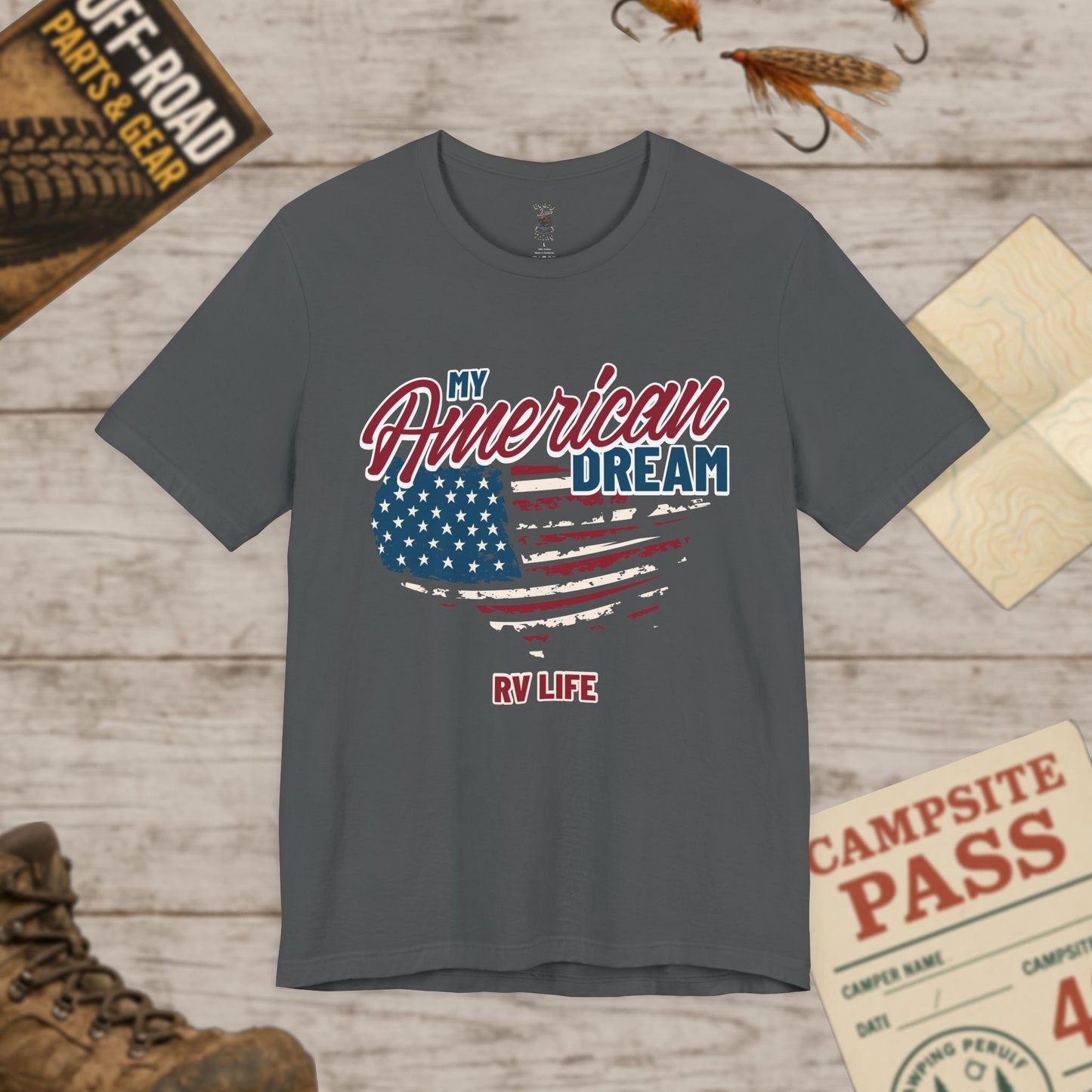 American Dream RV Life Tee Bella Canvas 3001