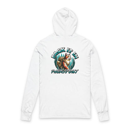 Cat Pack In Pack Out Front/Back Unisex Hoodie