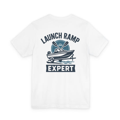 Expert Boat Graphic T-Shirt Front/Back Print