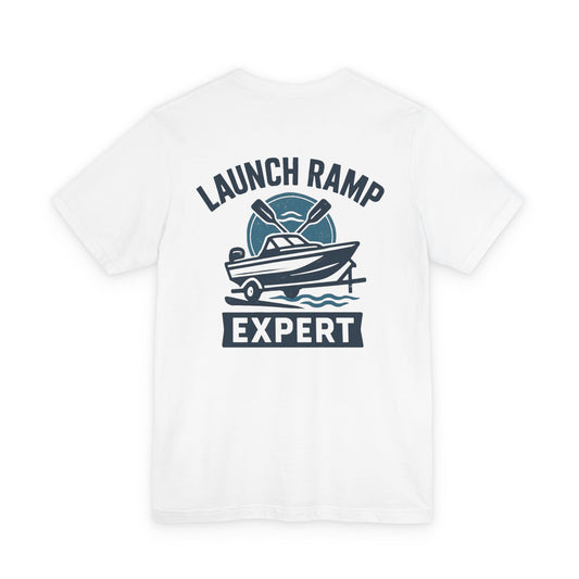 Expert Boat Graphic T-Shirt Front/Back Print