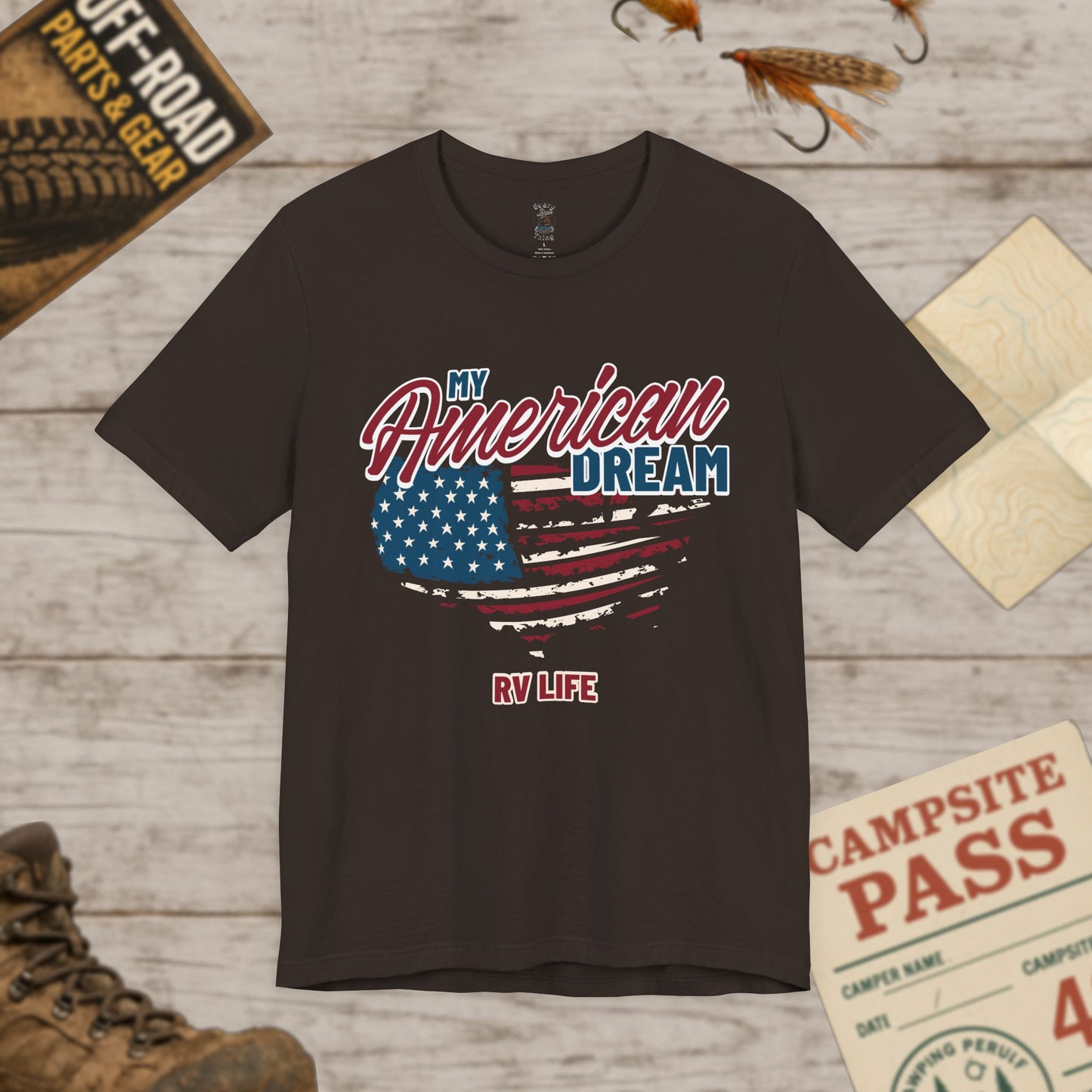 American Dream RV Life Tee Bella Canvas 3001