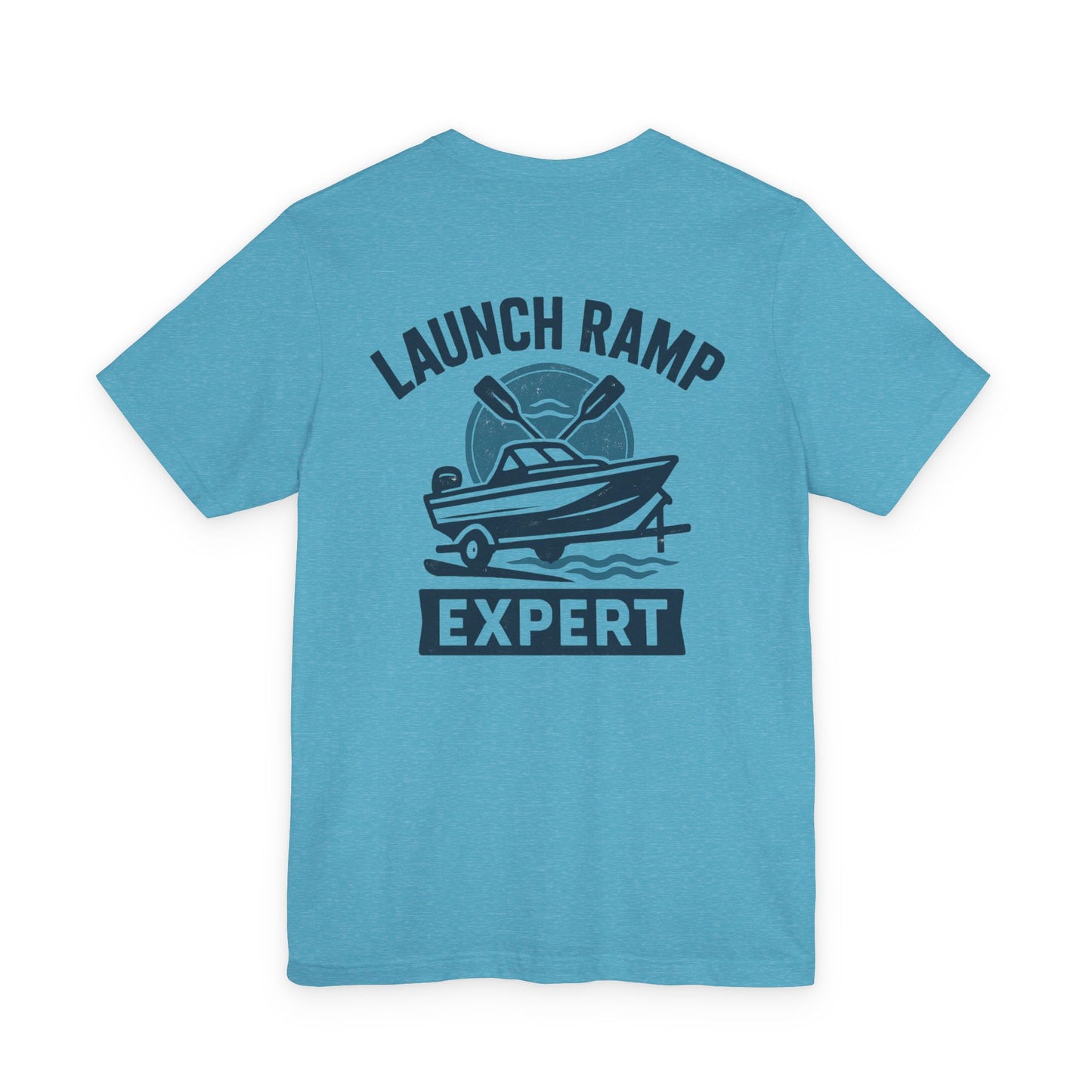 Expert Boat Graphic T-Shirt Front/Back Print