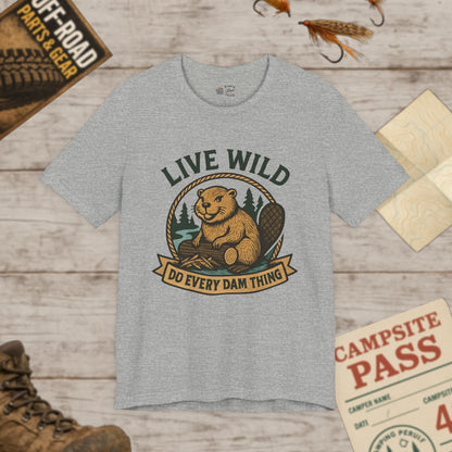 Live Wild T‑Shirt Outdoor Adventure Tee