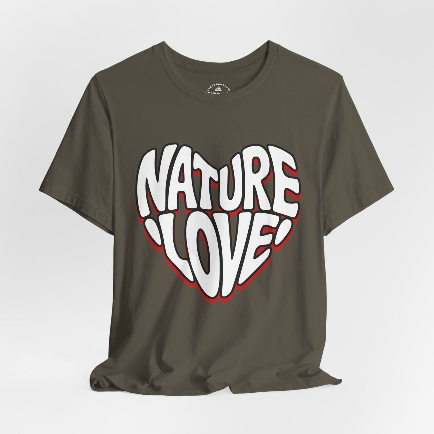 Nature Love Unisex Tee Heart T-Shirt