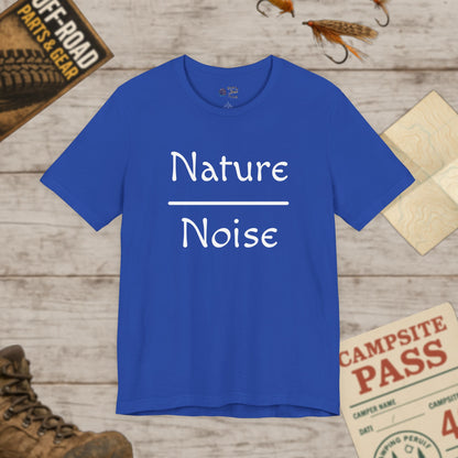 Nature Over Noise T‑Shirt Relaxed Outdoor Vibes Tee