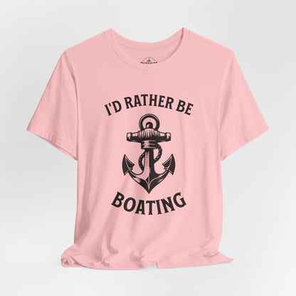 I'd Rather Be Boating Graphic T-Shirt