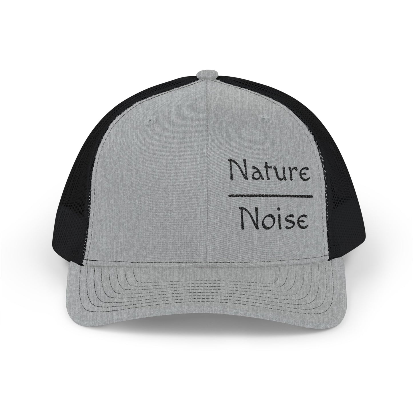 Trucker Cap Nature Over Noise Embroidered Snapback