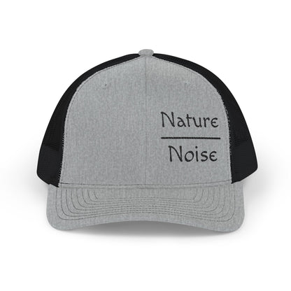 Trucker Cap Nature Over Noise Embroidered Snapback