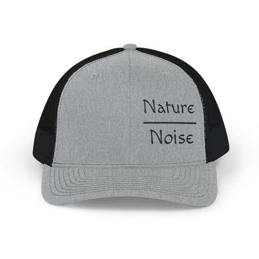 Trucker Cap Nature Over Noise Embroidered Snapback
