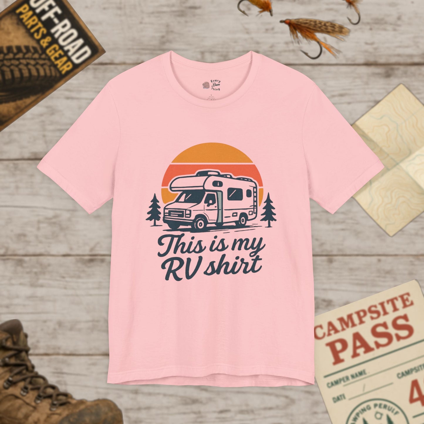 RV T-Shirt This Is My Camping Motorhome Tee