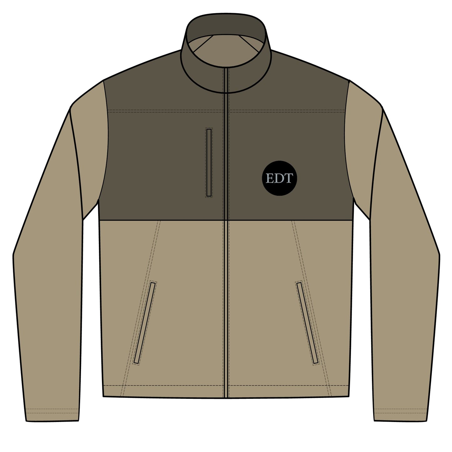 Realtree® Colorblock Soft Shell Jacket with Custom Embroidery EDT Logo