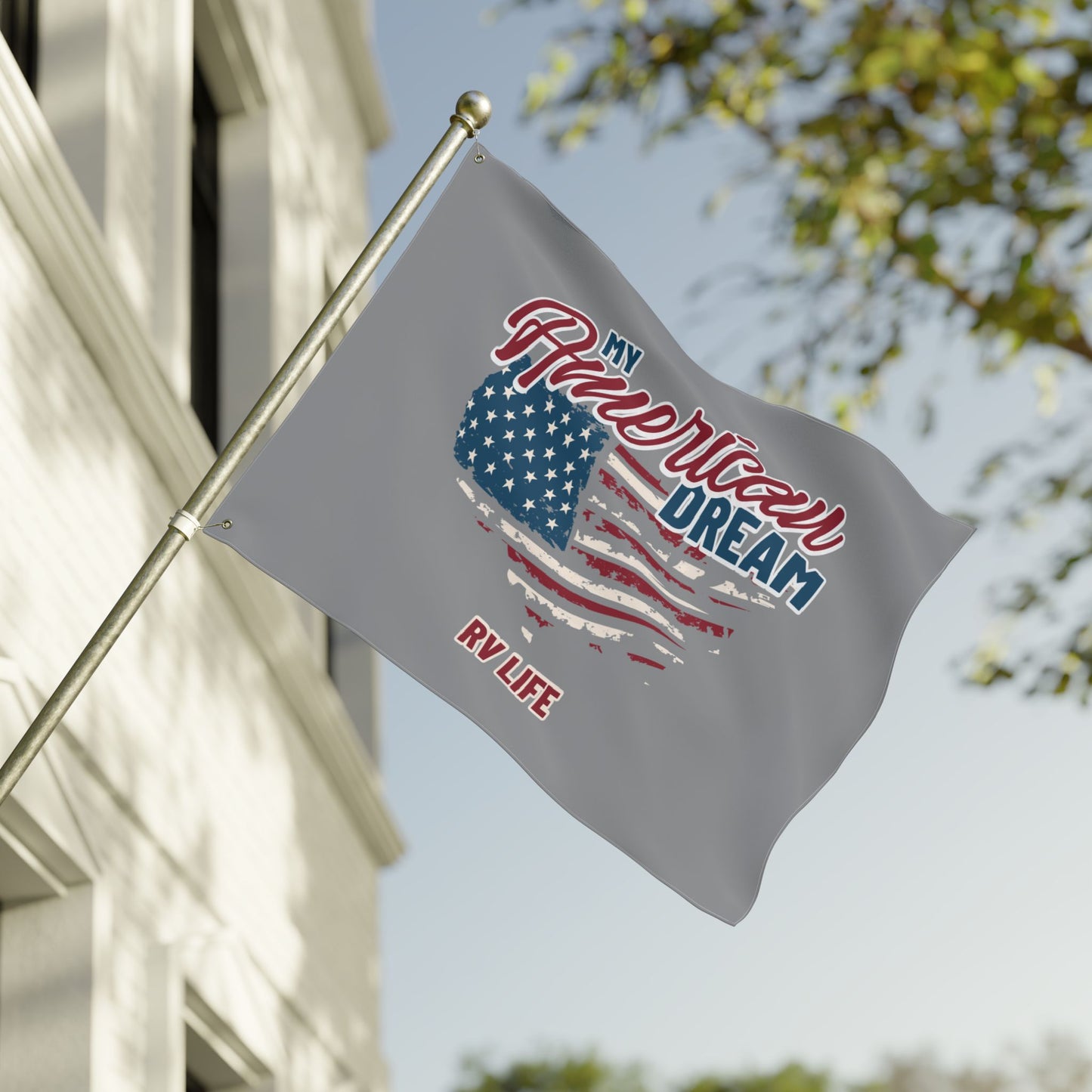 American Dream RV Life Double Sided Flag