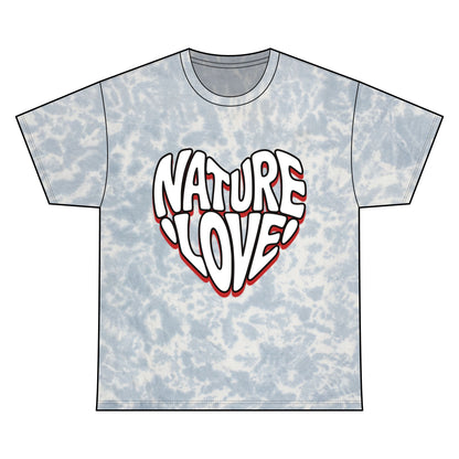 Nature Love Tie Dye Tee Unisex Cotton T-Shirt for Eco-Lovers