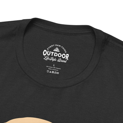 Live Wild Go Hiking Bear Graphic T-Shirt