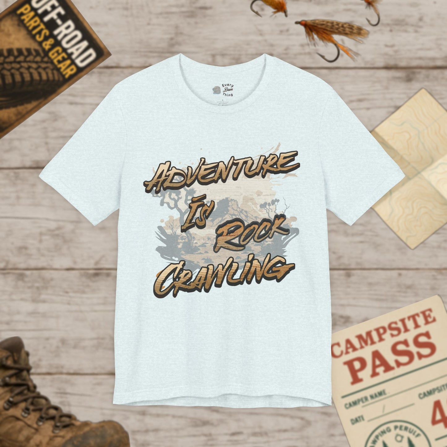 Adventure Rock Crawling Tee Bella Canvas 3001