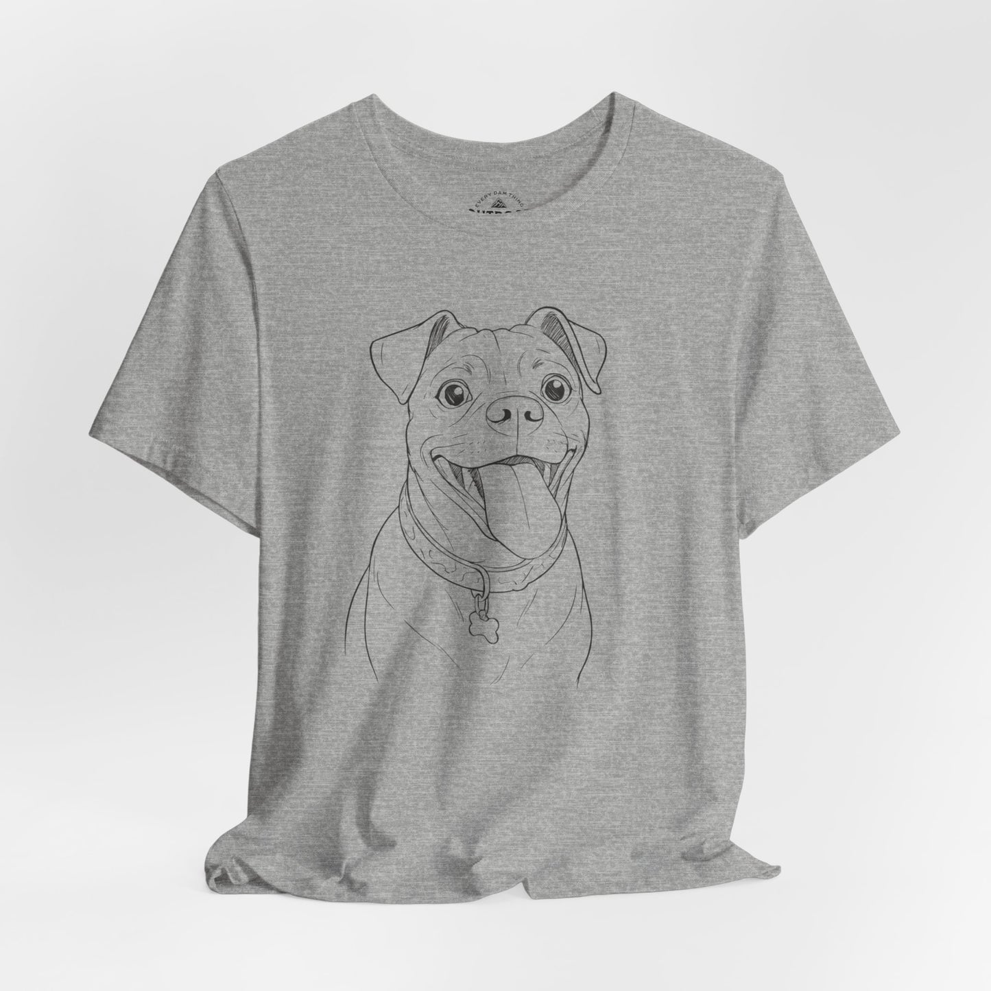 Bailey Happy Pup Sketch T‑Shirt