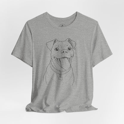 Bailey Happy Pup Sketch T‑Shirt