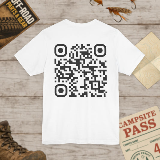Every Dam Thing QR Code Graphic Unisex Jersey Tee Front & Back Print Bella+Canvas 3001