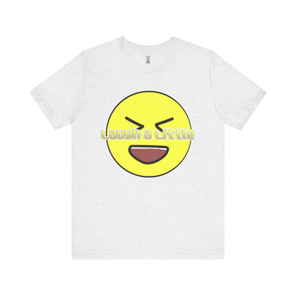 Laugh a Little Emoji Tee By Chace Bella Canvas