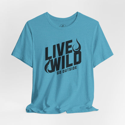 Live Wild Go Outside Graphic T-Shirt