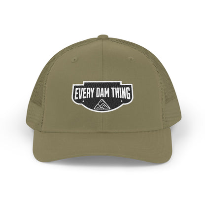 Every Dam Thing Embroidered Trucker Hat Mesh Snapback Cap for Outdoor, Fishing & Casual Wear