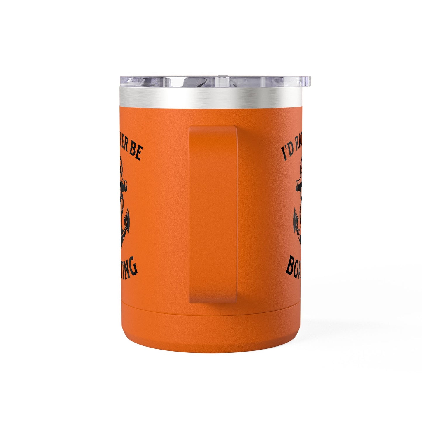 I'd Rather Be Boating 15oz Travel Mug Multiple Colors