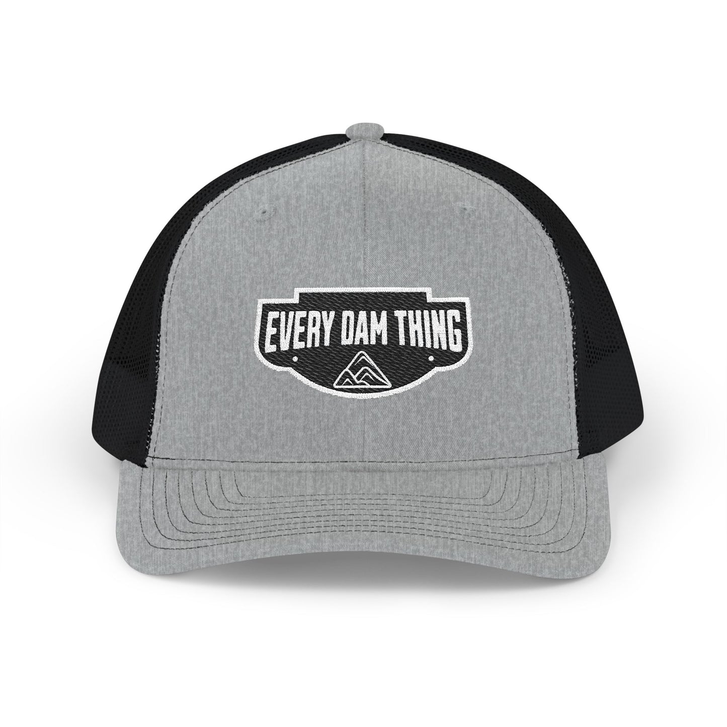 Every Dam Thing Embroidered Trucker Hat Mesh Snapback Cap for Outdoor, Fishing & Casual Wear