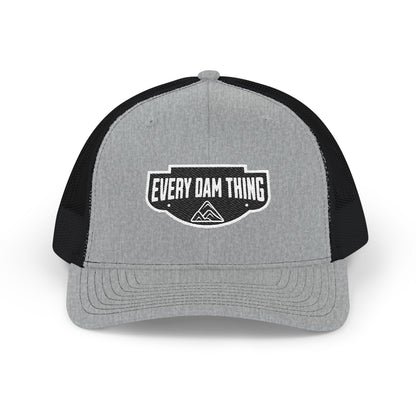 Every Dam Thing Embroidered Trucker Hat Mesh Snapback Cap for Outdoor, Fishing & Casual Wear