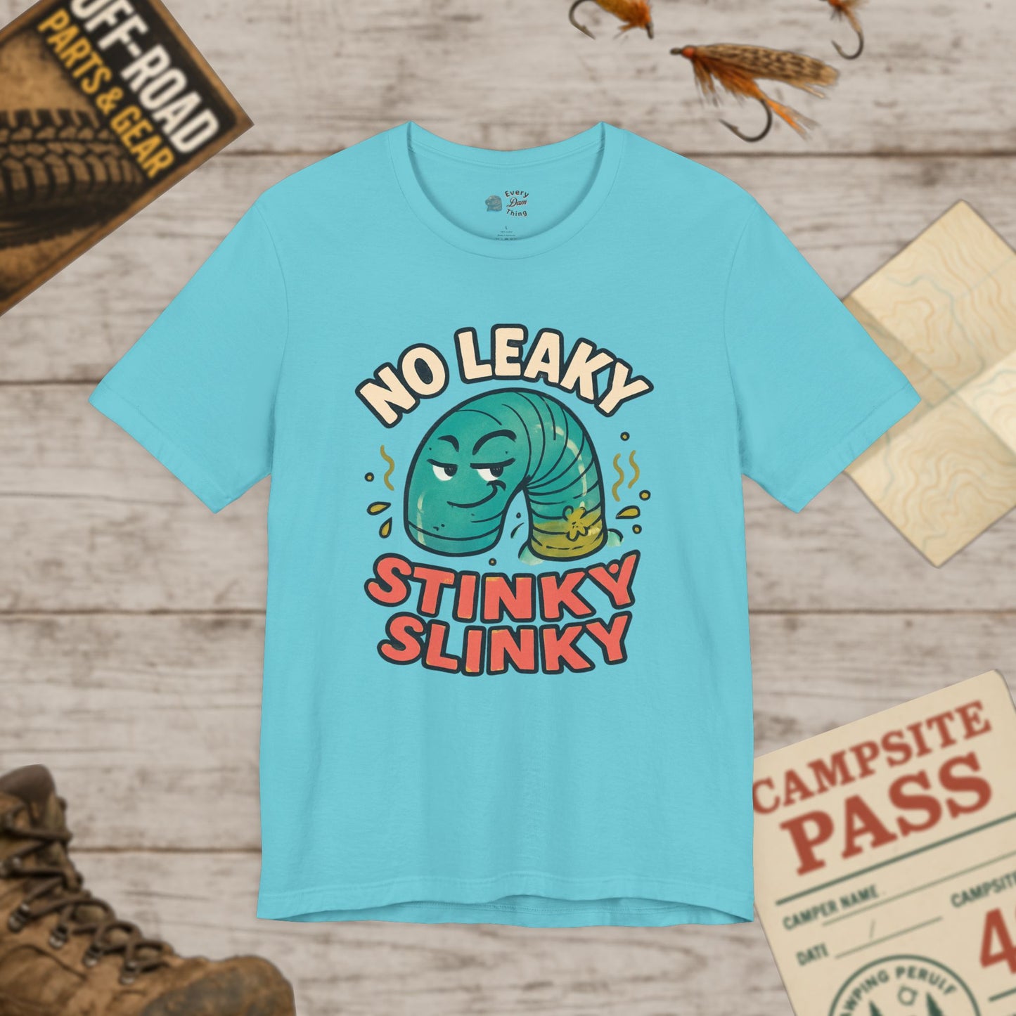 Stinky Slinky T-Shirt  Funny Retro Slinky Graphic Tee