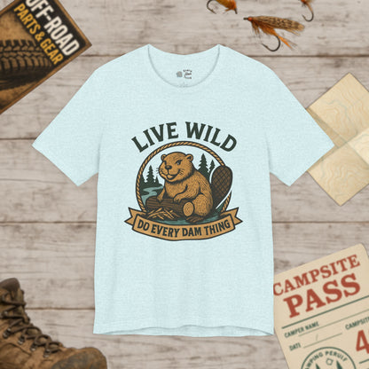 Live Wild T‑Shirt Outdoor Adventure Tee
