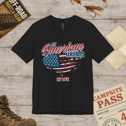 American Dream RV Life Tee Bella Canvas 3001