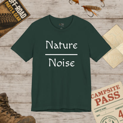 Nature Over Noise T‑Shirt Relaxed Outdoor Vibes Tee