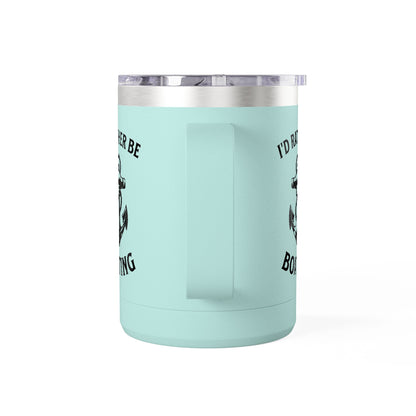 I'd Rather Be Boating 15oz Travel Mug Multiple Colors