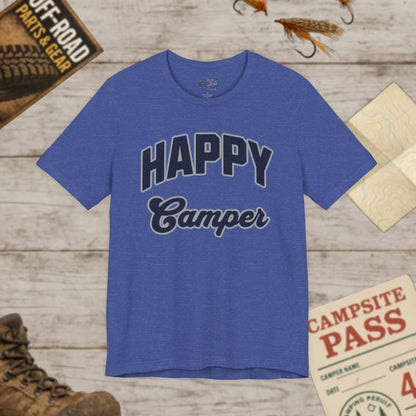 Happy Camper Unisex Jersey Tee Bella+Canvas 3001