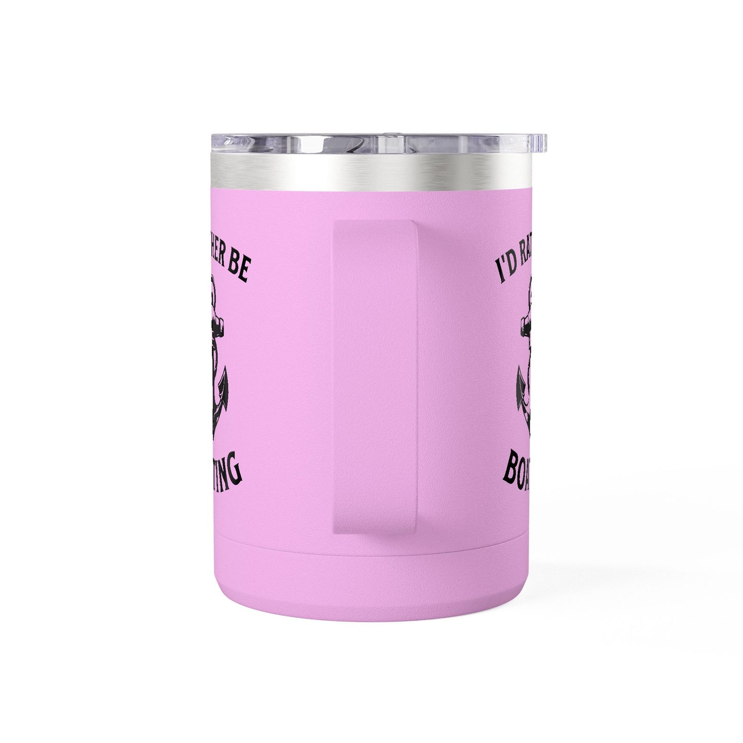 I'd Rather Be Boating 15oz Travel Mug Multiple Colors