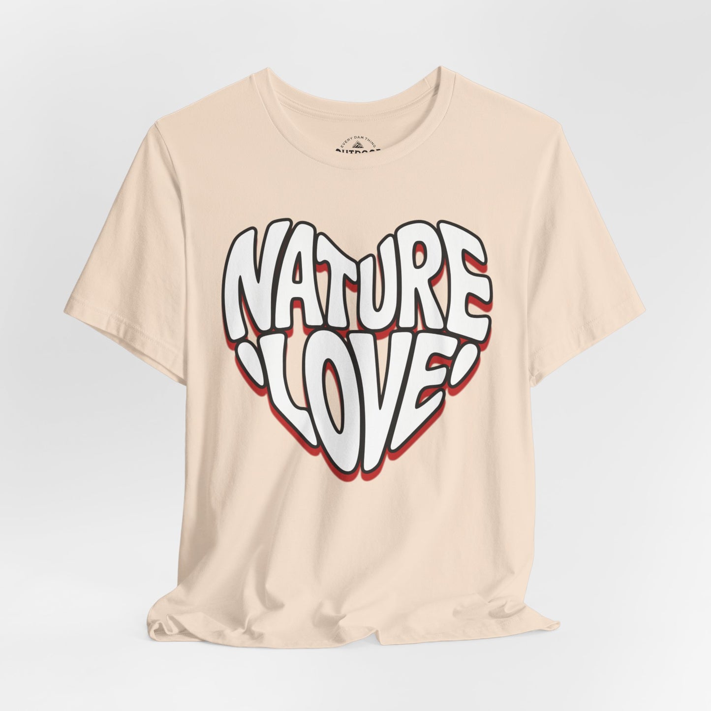 Nature Love Unisex Tee Heart T-Shirt