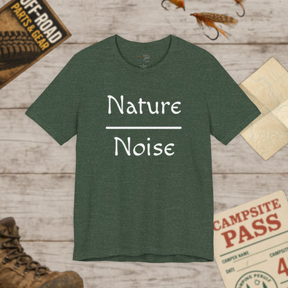 Nature Over Noise T‑Shirt Relaxed Outdoor Vibes Tee