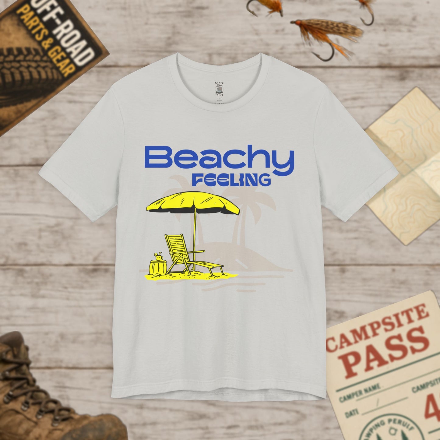 Beachy Feeling Unisex Jersey Tee, Summer T-Shirt Bella+Canvas 3001