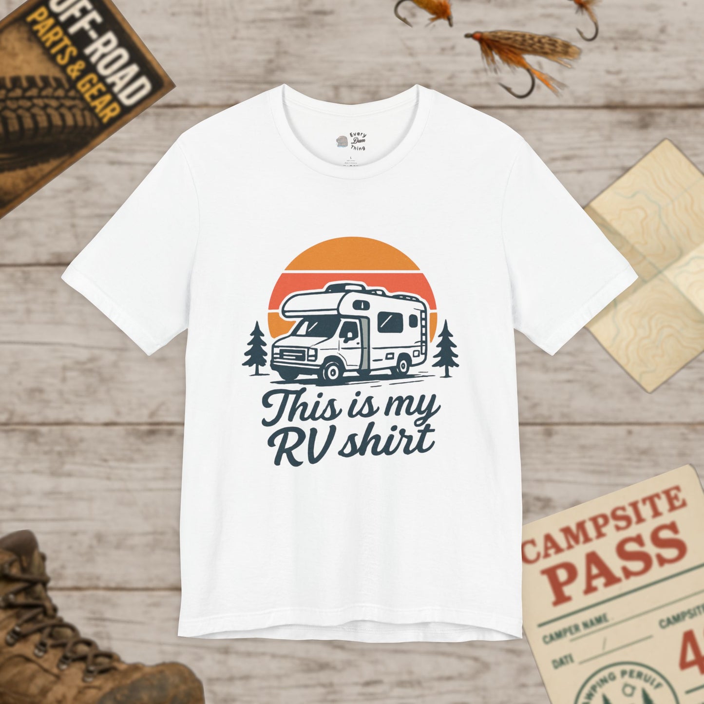 RV T-Shirt This Is My Camping Motorhome Tee
