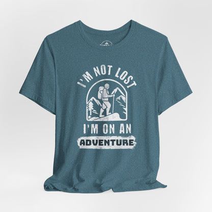 Adventure Awaits Graphic Design T-Shirt